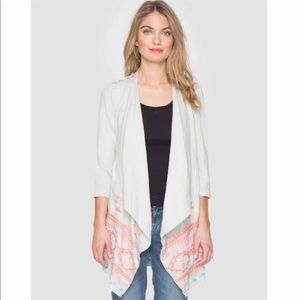 Johnny Was Betty Draped Long Cotton Wrap/Kimono